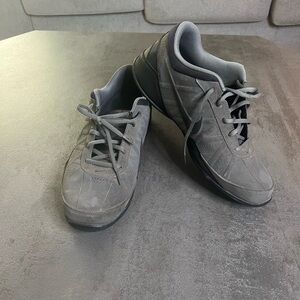 Nike Air Ring Leather Low Sneakers Men’s Size 10.5 Gray/Black